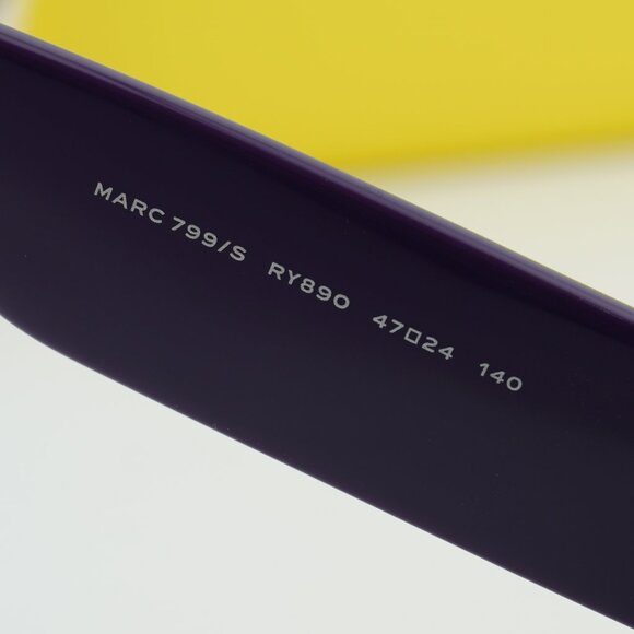 Marc Jacobs MARC 799/S 0RY8 9O Oval Sunglasses - Violet/Liliak/Grey main image 8